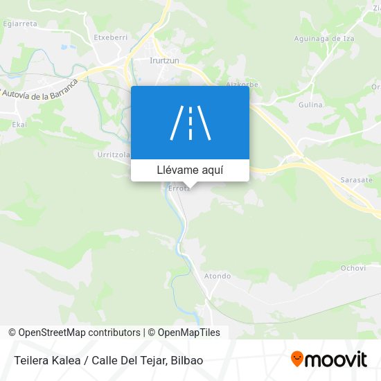 Mapa Teilera Kalea / Calle Del Tejar