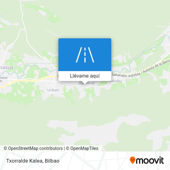 Mapa Txorralde Kalea