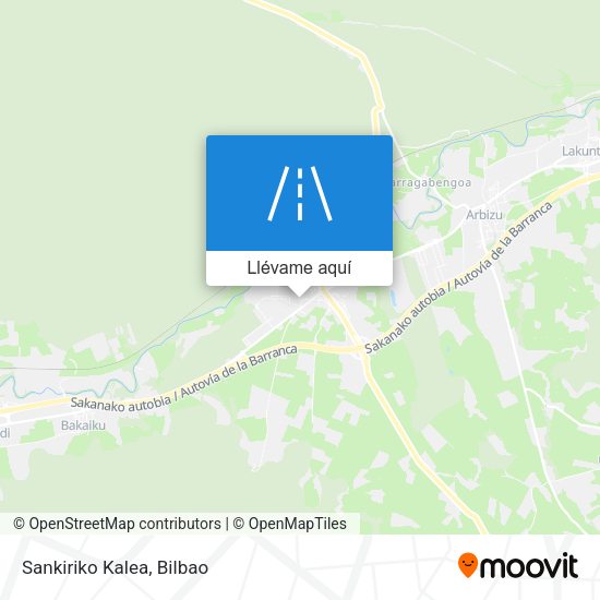 Mapa Sankiriko Kalea