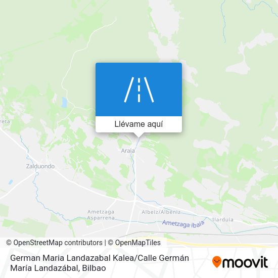 Mapa German Maria Landazabal Kalea / Calle Germán María Landazábal