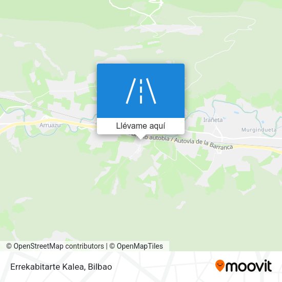 Mapa Errekabitarte Kalea