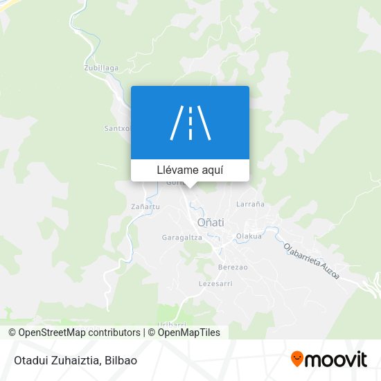 Mapa Otadui Zuhaiztia