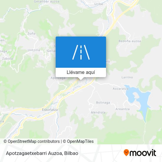 Mapa Apotzagaetxebarri Auzoa