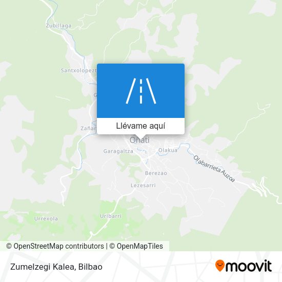 Mapa Zumelzegi Kalea