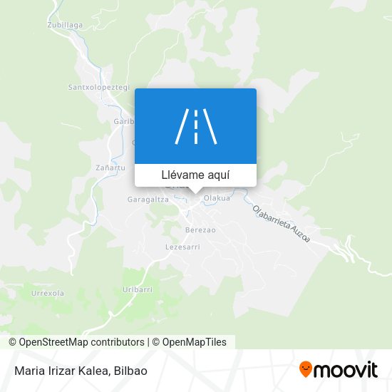 Mapa Maria Irizar Kalea