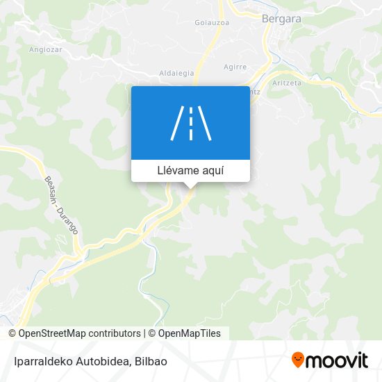 Mapa Iparraldeko Autobidea