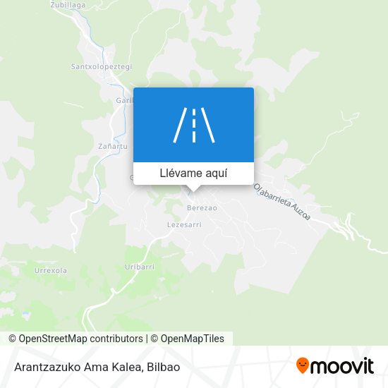 Mapa Arantzazuko Ama Kalea