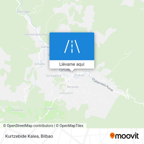 Mapa Kurtzebide Kalea