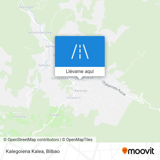 Mapa Kalegoiena Kalea