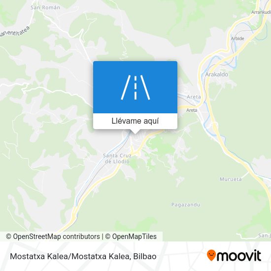 Mapa Mostatxa Kalea/Mostatxa Kalea