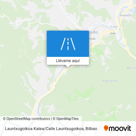 Mapa Launtxugoikoa Kalea / Calle Launtxugoikoa