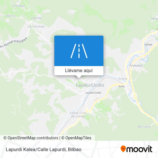 Mapa Lapurdi Kalea/Calle Lapurdi