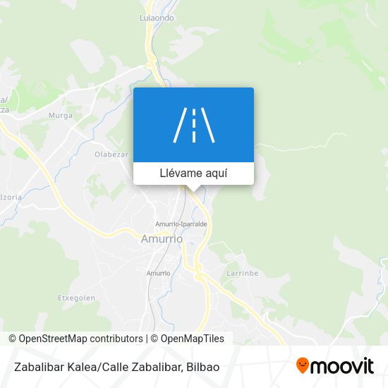 Mapa Zabalibar Kalea / Calle Zabalibar