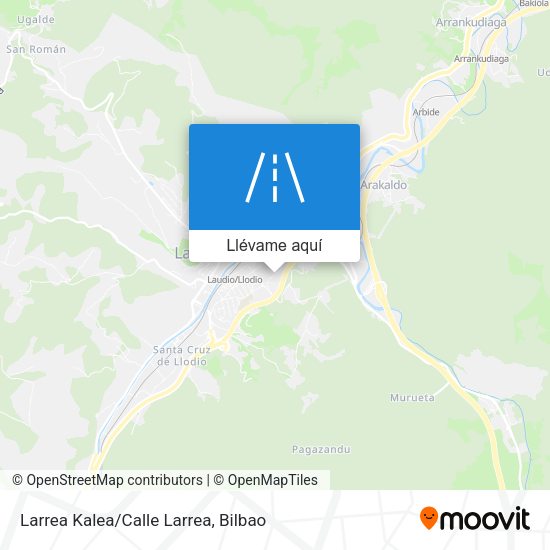 Mapa Larrea Kalea/Calle Larrea