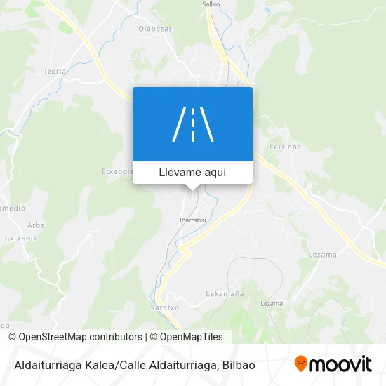 Mapa Aldaiturriaga Kalea / Calle Aldaiturriaga