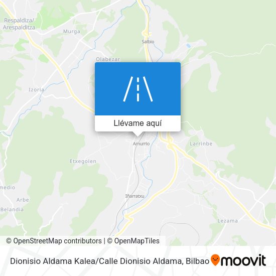 Mapa Dionisio Aldama Kalea / Calle Dionisio Aldama