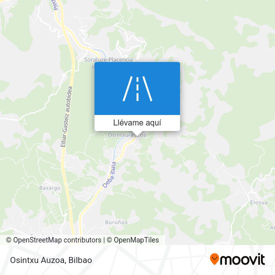 Mapa Osintxu Auzoa