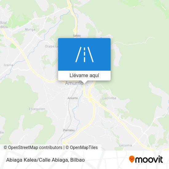 Mapa Abiaga Kalea/Calle Abiaga