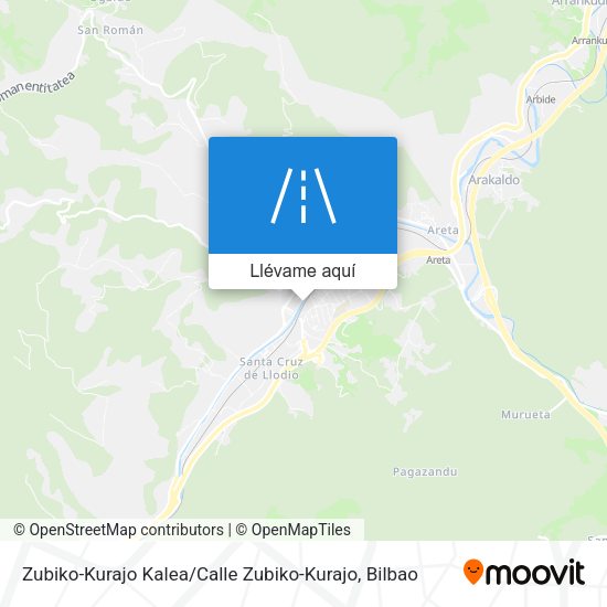 Mapa Zubiko-Kurajo Kalea / Calle Zubiko-Kurajo