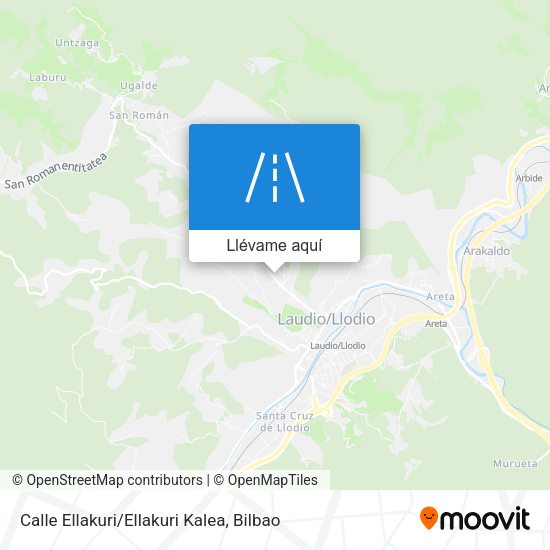 Mapa Calle Ellakuri/Ellakuri Kalea