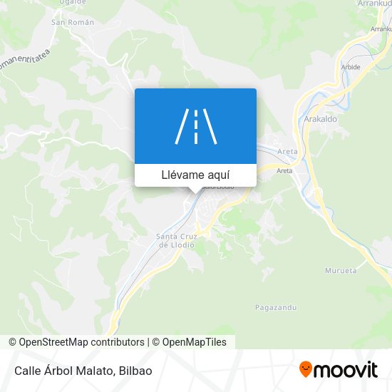Mapa Calle Árbol Malato