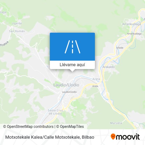 Mapa Motxotekale Kalea / Calle Motxotekale