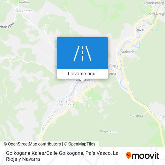 Mapa Goikogane Kalea / Calle Goikogane