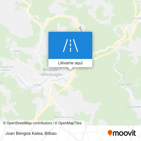 Mapa Joan Bengoa Kalea