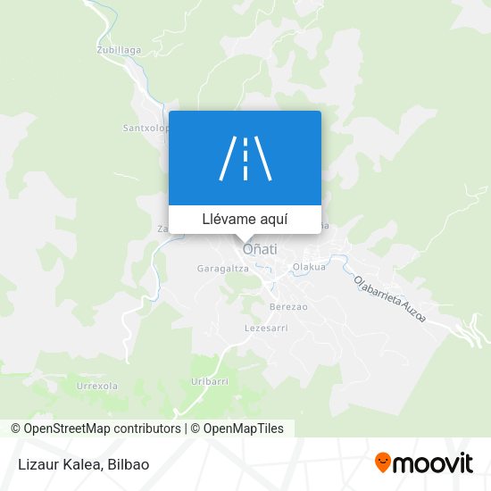 Mapa Lizaur Kalea