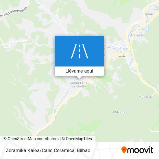 Mapa Zeramika Kalea/Calle Cerámica