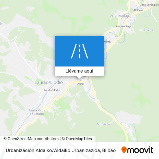 Mapa Urbanización Aldaiko / Aldaiko Urbanizazioa