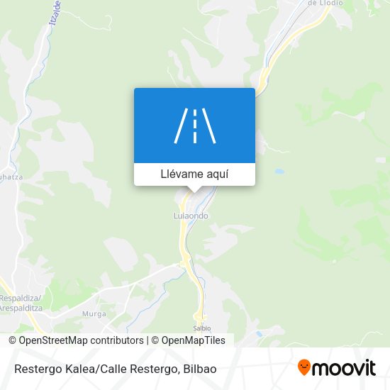Mapa Restergo Kalea/Calle Restergo