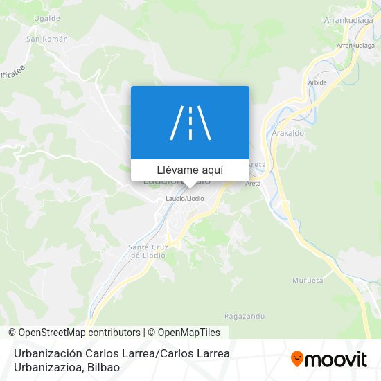 Mapa Urbanización Carlos Larrea / Carlos Larrea Urbanizazioa
