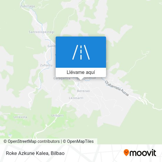 Mapa Roke Azkune Kalea