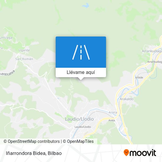 Mapa Iñarrondora Bidea