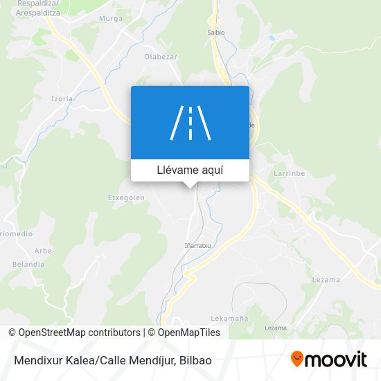Mapa Mendixur Kalea/Calle Mendíjur