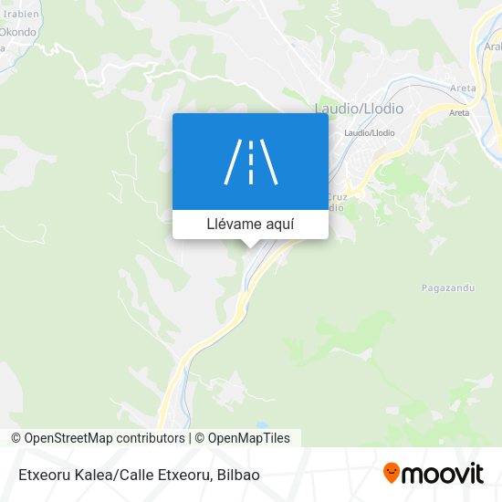 Mapa Etxeoru Kalea/Calle Etxeoru