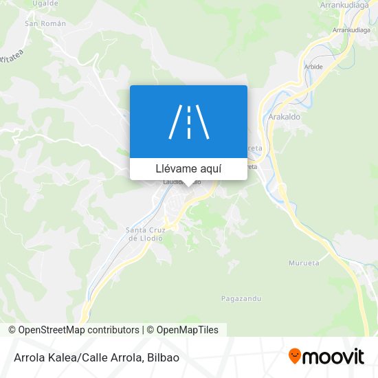 Mapa Arrola Kalea/Calle Arrola