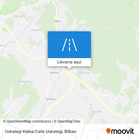 Mapa Uskategi Kalea/Calle Uskategi