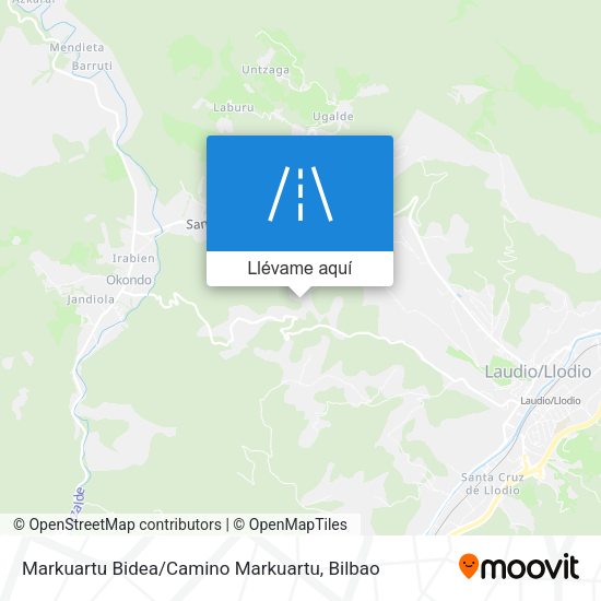 Mapa Markuartu Bidea / Camino Markuartu