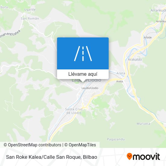 Mapa San Roke Kalea/Calle San Roque