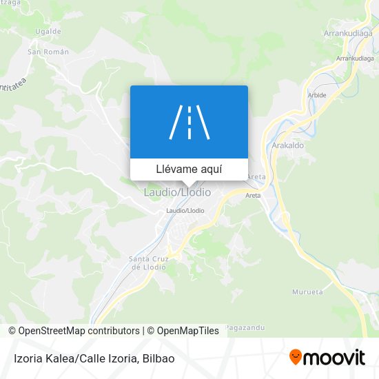 Mapa Izoria Kalea/Calle Izoria