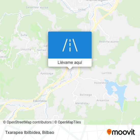 Mapa Txarapea Ibilbidea