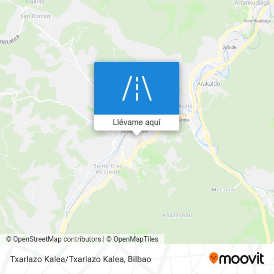 Mapa Txarlazo Kalea/Txarlazo Kalea