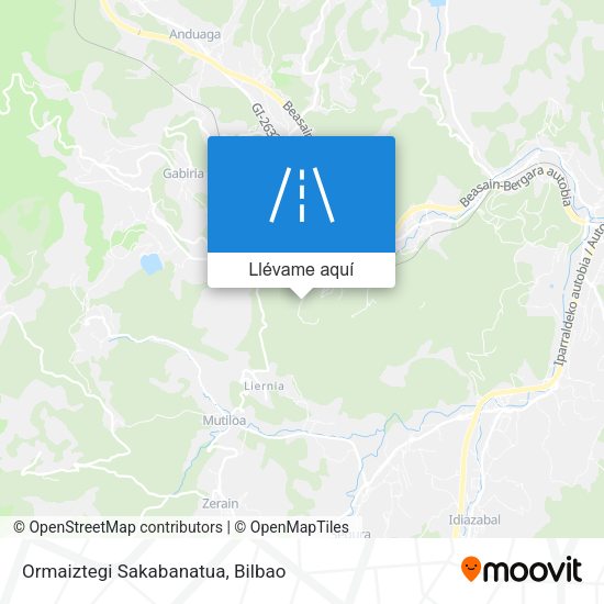 Mapa Ormaiztegi Sakabanatua