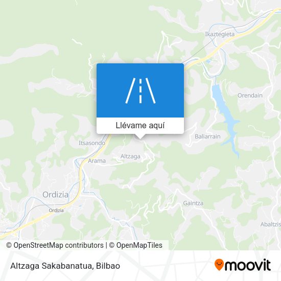 Mapa Altzaga Sakabanatua