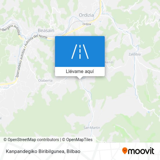 Mapa Kanpandegiko Biribilgunea