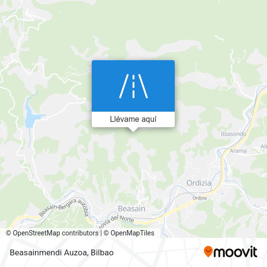 Mapa Beasainmendi Auzoa