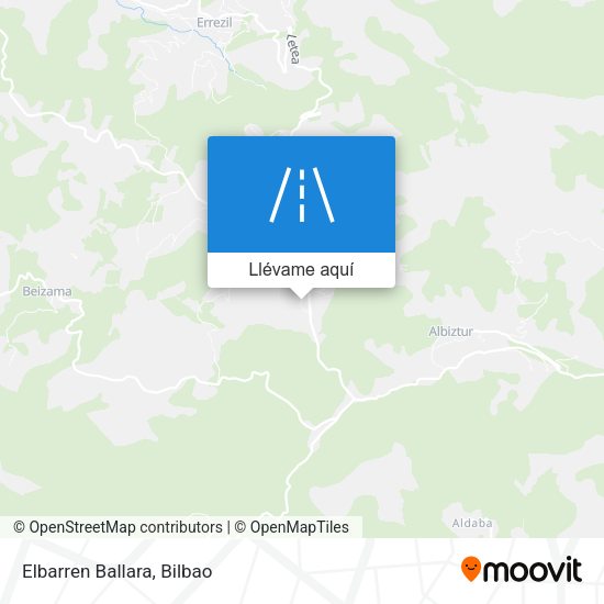 Mapa Elbarren Ballara