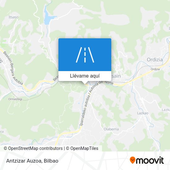 Mapa Antzizar Auzoa